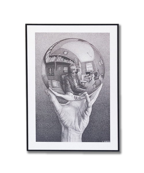 Erde-M.C. Escher - Hand with Reflecting Sphere