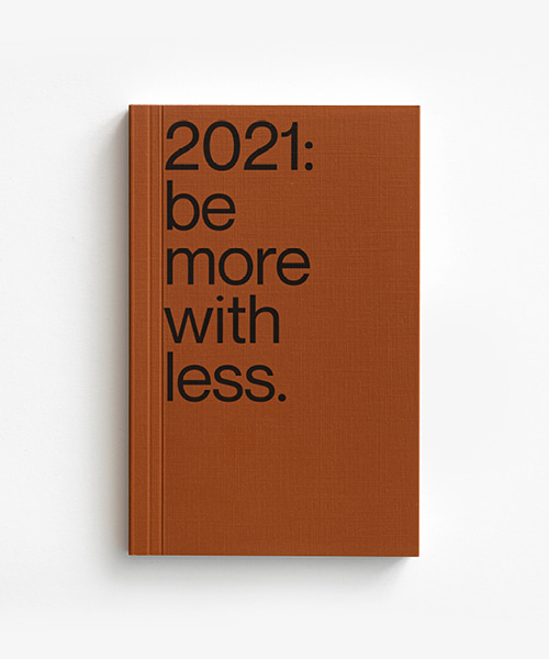 Erde-2021 Planner &#039;Be More with Less&#039; - Chocolate