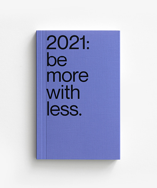Erde-2021 Planner &#039;Be More with Less&#039; - Violet