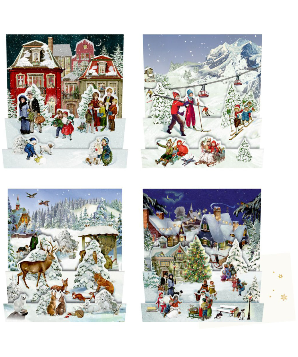 Erde-Winterscapes Card Advent Calendar